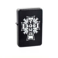 Dogtown Lighter Cross Logo Flip Top Black/White image