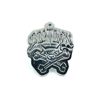 Dogtown Pin Pig and Bones Silver image