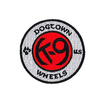 Dogtown K-9 Patch Red/Silver image