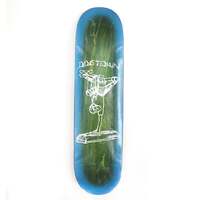 Dogtown Deck 8.5 Curb Plant Street (Art by Mark Gonzales) Assorted Stains/Blue Fade image