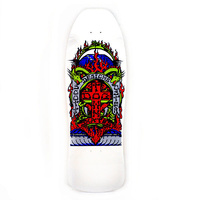 Dogtown Deck Scott Oster 80s Reissue Gloss White/Blue Pearl Full Dip 10.3 image