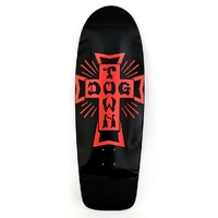 Dogtown Deck 10.0 Cross Logo 70s Rider Gloss Black/Metallic Red image
