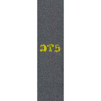 Dogtown Griptape DTS Die Cut Black/Yellow Prismatic 11 Inch x 33 Inch image