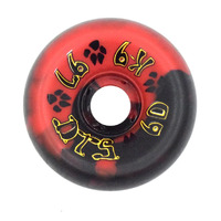Dogtown K-9 Wheels 60mm (97a) 80's Red/Black Swirl image