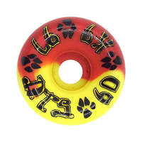 Dogtown K-9 Wheels 60mm (97a) 80's Red/Yellow Swirl image