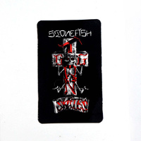 Dogtown Sticker 4" Stonefish 80s Black Red image