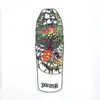 Dogtown Sticker 4.5" Web White image