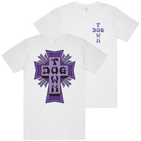 Dogtown Tee Purple Logo White image