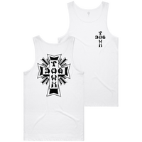 Dogtown Tank/Singlet Black Mono Logo White image