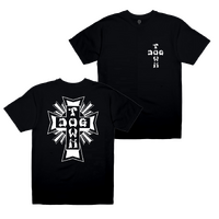 Dogtown Youth Tee Mono Cross Logo Black image