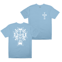 Dogtown Youth Tee Mono Cross Logo Light Blue image