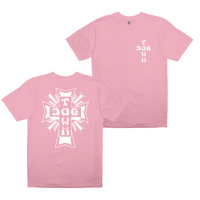 Dogtown Youth Tee Mono Cross Logo Pink image