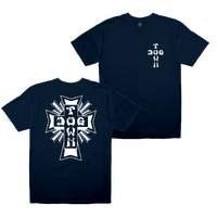 Dogtown Youth Tee Mono Cross Logo Navy image