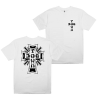 Dogtown Youth Tee Mono Cross White image