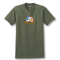 Freedumb Tee Eagle Army Green image