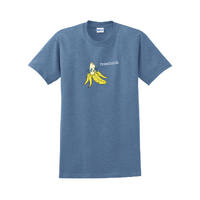 Freedumb Tee Crying Banana Heather Indigo image