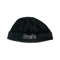 Fruity Beanie Polar Fleece Logo Black image