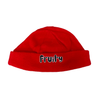 Fruity Beanie Polar Fleece Logo Red image