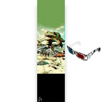 Fruity Grip Anaglyph Toad with 3D Glasses image
