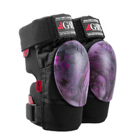 GAIN Protection THE SHIELD Knee Pads Purple Black Swirl image