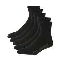 Globe Youth Socks Crew Stealth 5pk Black US 2-8 image