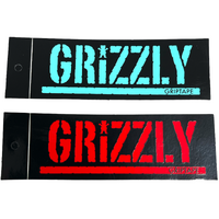 Grizzly Stickers 2 Pack Grizzly Griptape 3.2 inch image