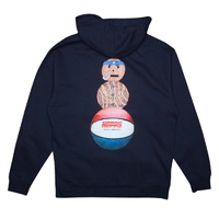 Hopps Jumper Quartersnacks Snackman Hoodie Navy image