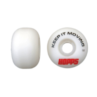 Hopps Wheels Keep It Moving White 52mm image