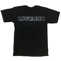 Lowcard Tee Outline Black image