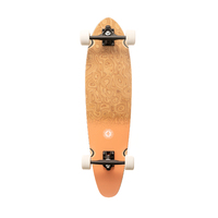 Nana Complete Longboard Jackaroo Logo Dip Salmon 36 Inch image