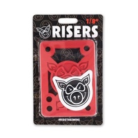 Pig Risers 1/8 Inch Hard Red 3mm image