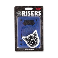 Pig Risers 1/8 Inch Hard Blue image