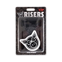 Pig Risers 1/8 Inch Hard Black image