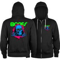 Powell Peralta Jumper Blacklight Zip Hoodie Black image