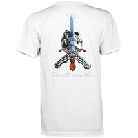 Powell Peralta Tee Skull And Sword White image