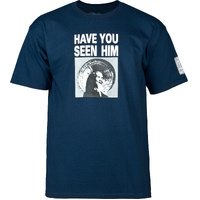 Powell Peralta Tee Searching For Animal Chin Navy image