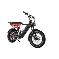 Rever Electric Bike Summit DS 1000w Black Red image