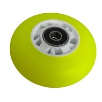 Ripsurf Ripstick Wheel 76mm x 92a Fluro Yellow (Inc Bearings) image