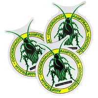 Cockroach Sticker Logo Green Large 125mm wide image