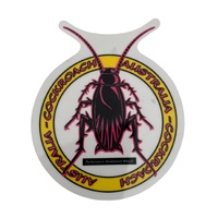 Cockroach Sticker Logo Pink image