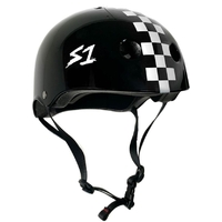 S-One S1 Helmet Lifer Black Matte/Checkers image