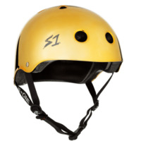 S-One S1 Helmet Lifer Gold Mirror image