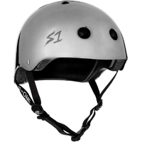 S-One S1 Helmet Lifer Silver Mirror image
