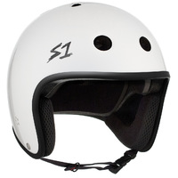 S-One S1 Helmet Retro Fullcut Lifer White Gloss image