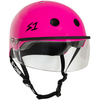 S-One S1 Helmet Lifer Visor Hot Pink Gloss image