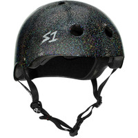 S-One S1 Helmet Mega Lifer Black Gloss Glitter image