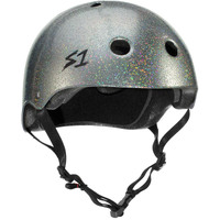 S-One S1 Helmet Mega Lifer Silver Glitter image