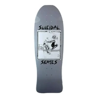 Suicidal Skates Deck 10.125 Pool Skater 80s Reissue Grey Dip/Blue Pearl image