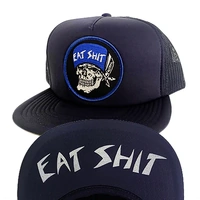 Suicidal Skates Hat Eat Shit Patch Mesh Flip Navy image