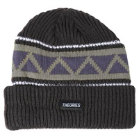Theories Beanie Peaks Charcoal/Lavender image